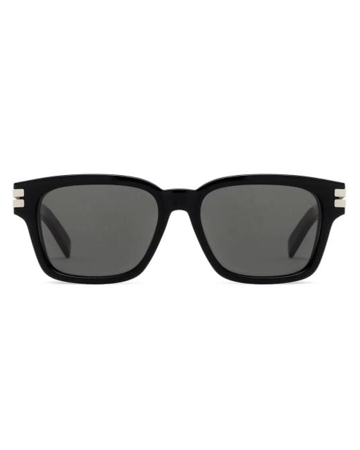 Gafas de sol con montura cuadrada Zegna de hombre de color Black
