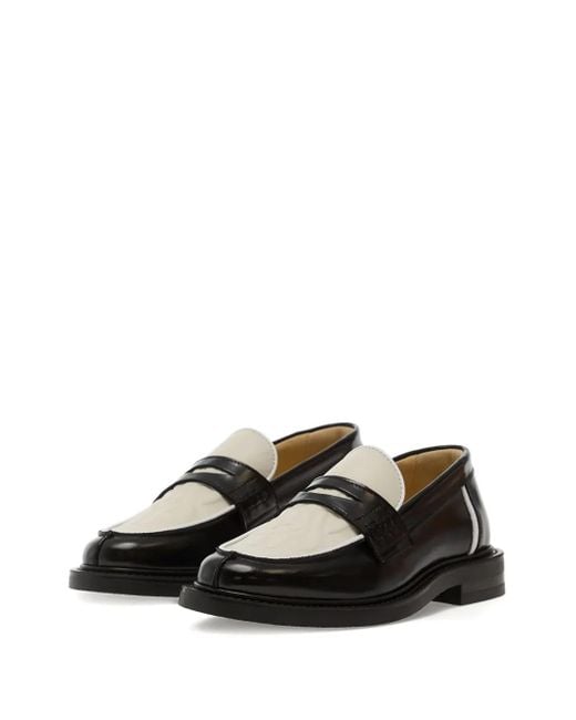 Filling Pieces Black Gowtu Solid Loafers