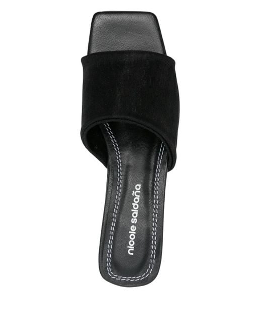 Nicole Saldanã Black 35Mm Sarah Sandals