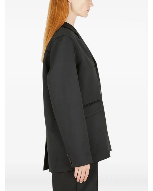 Soulland Black Button Blazer Jacket