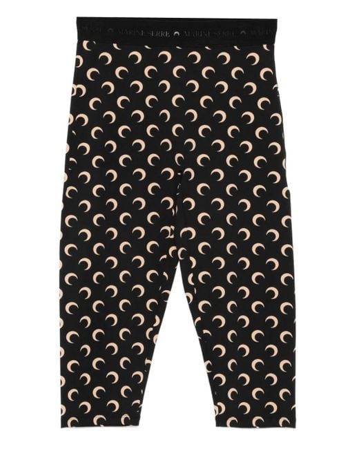 MARINE SERRE Black Trousers
