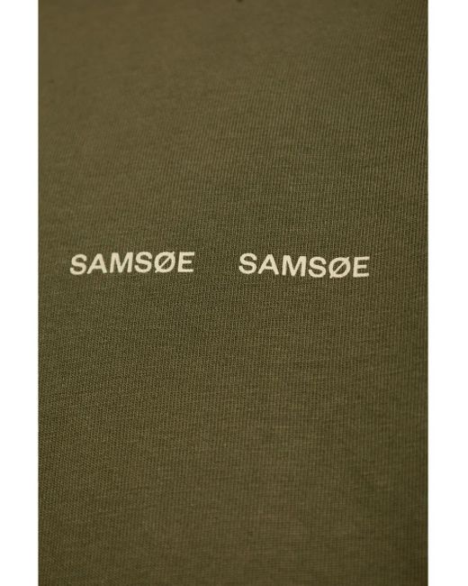 メンズ Samsøe & Samsøe Norsbro 6024 Tシャツ Green