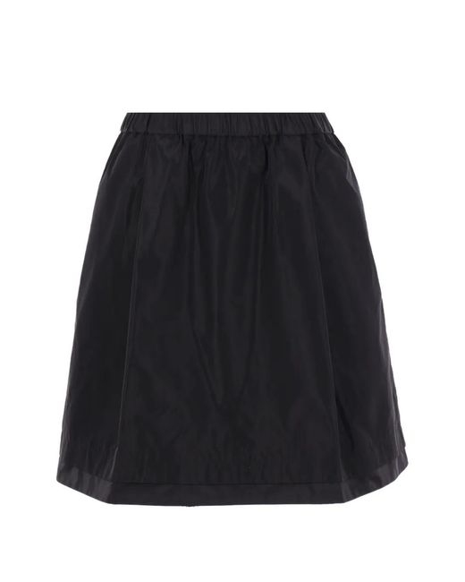 Aspesi Black Elasticated Skirt
