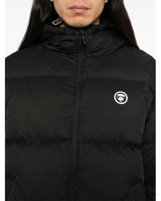 Veste Matelassée À Appliqué Logo Aape By A Bathing Ape pour homme en coloris Black