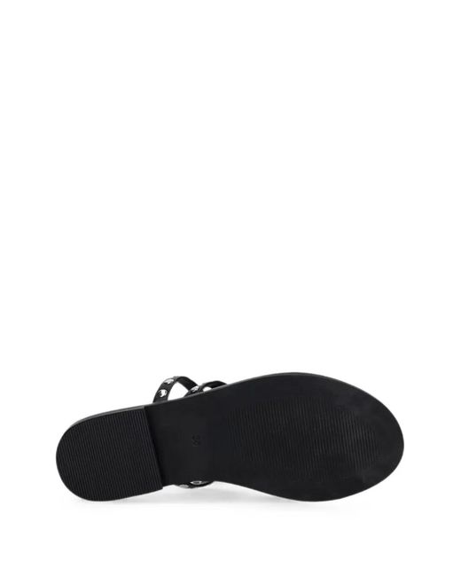 JONAK PARIS White Wicket Stud-Embellished Sandals