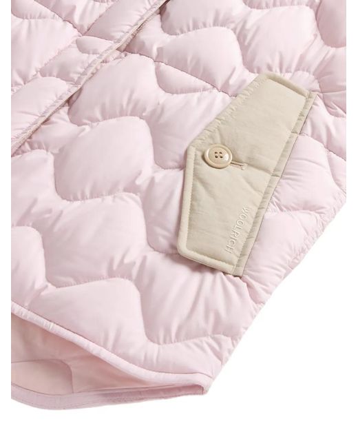 Woolrich Pink Heritage Quilted Vest