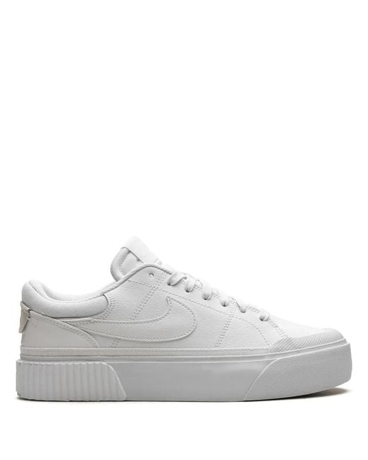 Nike White Court Legacy Lift "Triple" Sneakers