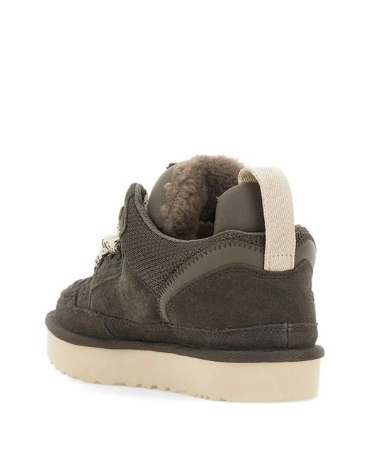 Ugg Green Padded-Collar Low-Top Sneakers