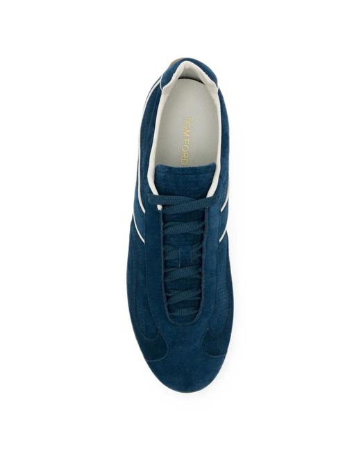 Tom Ford Blue Aston Sneakers for men