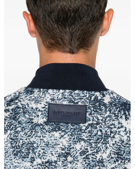 Givenchy Bomberjack Met Rits in het Blue voor heren
