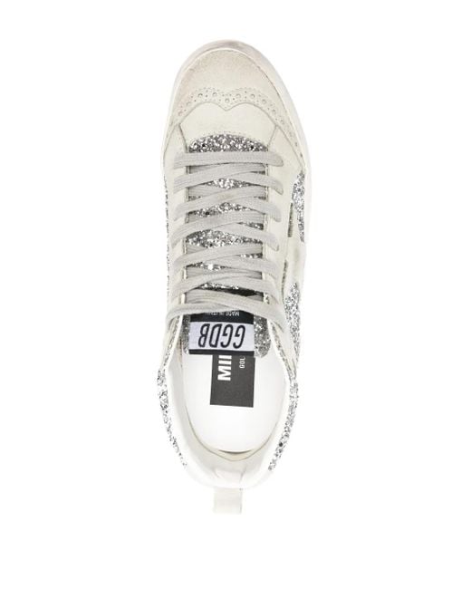 Golden Goose Deluxe Brand White Sneakers Mit Glitter