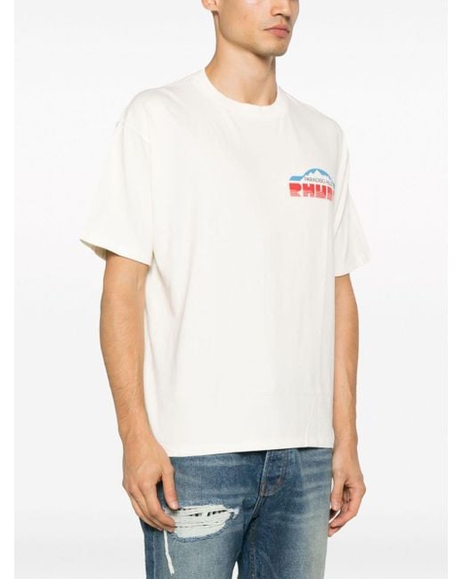 T-shirt Paradiso Rally en coton Rhude pour homme en coloris White