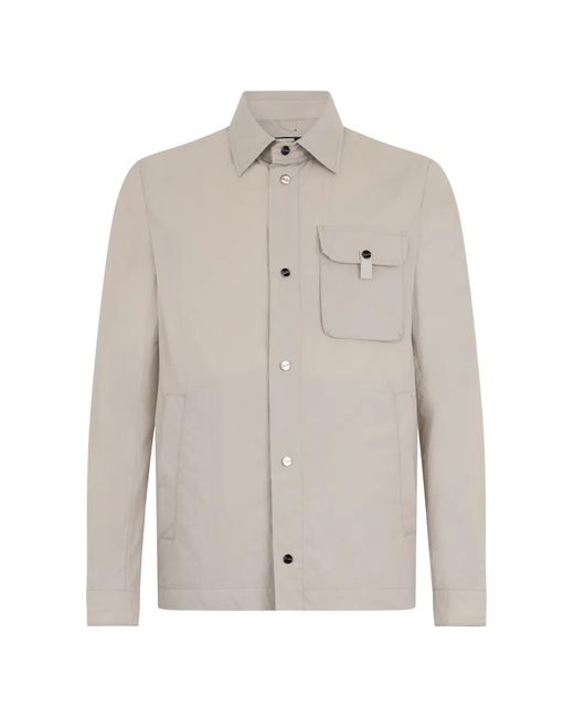 Sobrecamisa Con Botones Herno de hombre de color White