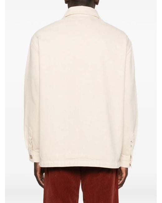 Drole de Monsieur Natural Denim Shirt Jacket for men