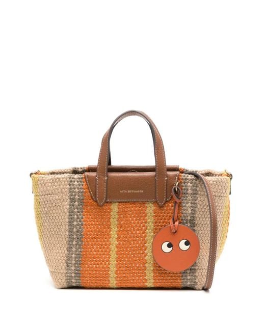 Anya Hindmarch X Maison Bengal ミニ ハンドバッグ Brown
