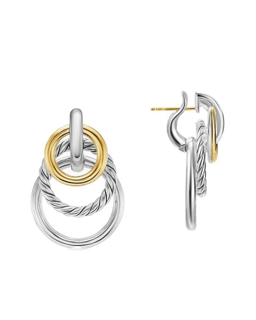 David Yurman Metallic 18K Dy Mercer Earrings