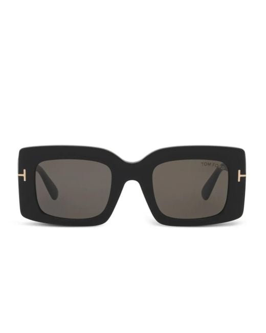 Tom Ford Black Square-Frame Sunglasses