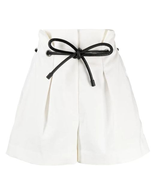 3.1 Phillip Lim Shorts Met Trekkoord in het White