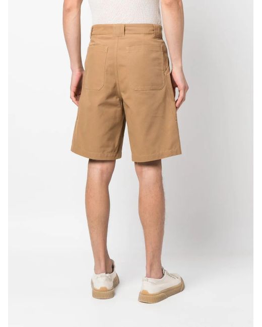 A.P.C. Natural Melbourne Cotton Canvas Shorts for men