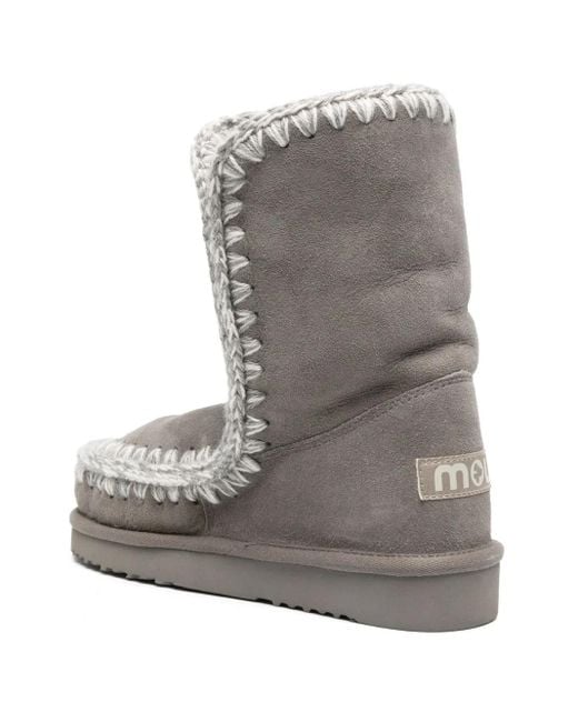 Mou Gray Winter Boots