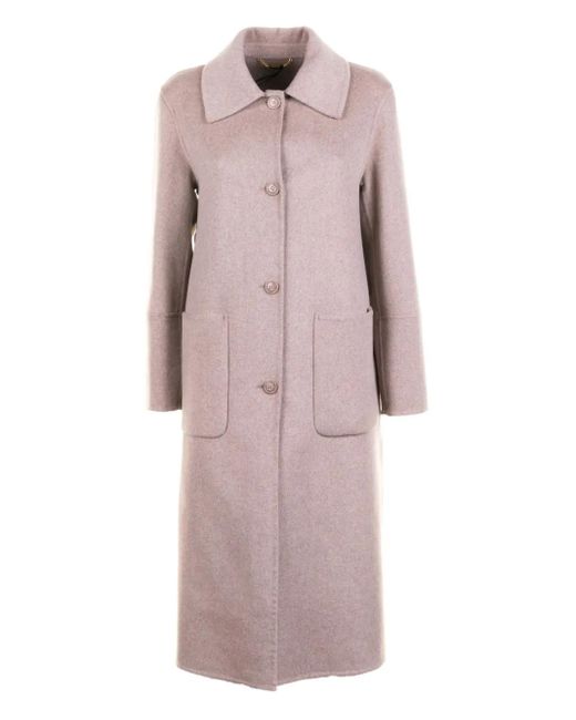 Seventy Pink Mantel mit aufgesetzten Taschen