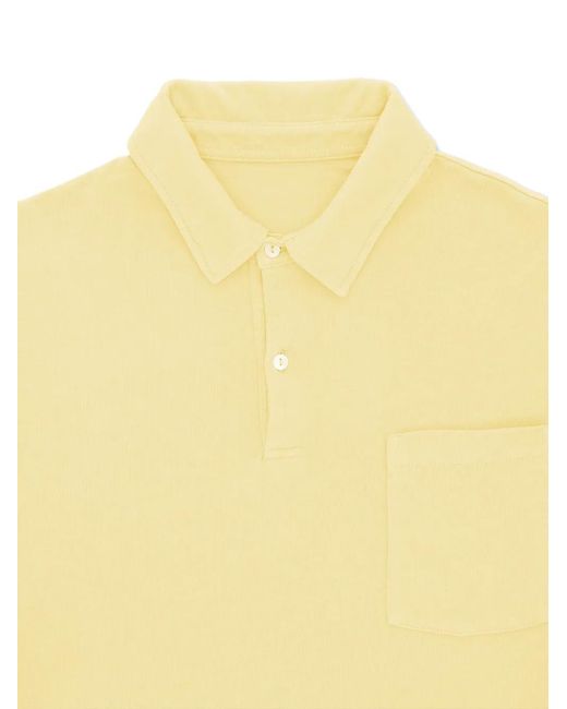 Fortela Yellow Missouril Long-Sleeves Polo Shirt for men