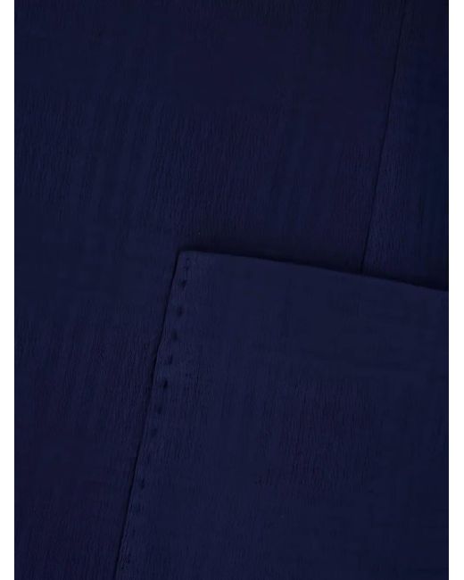Circolo 1901 Blue Single-Button Patch-Pocket Blazer for men