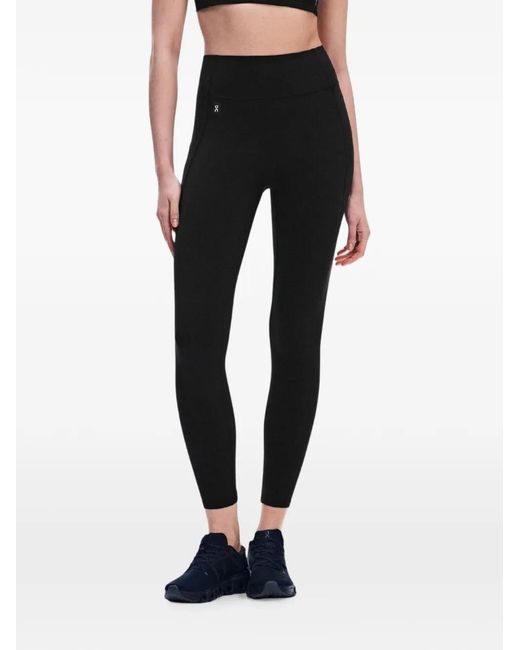 On Shoes Black Studio Leggings 7/8