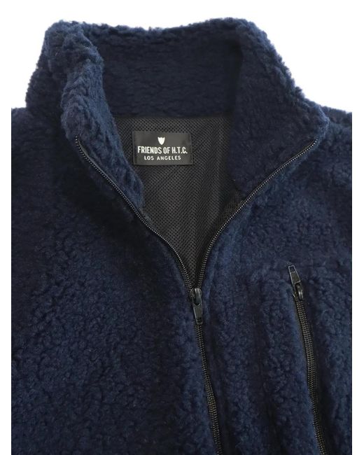 HTC Blue Outdoor Teddy Jacket for men