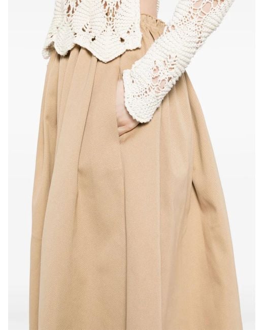 Gabriela Hearst Chiara ミディスカート Natural