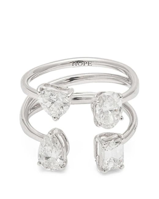 Zydo White Hope Diamond Open Ring