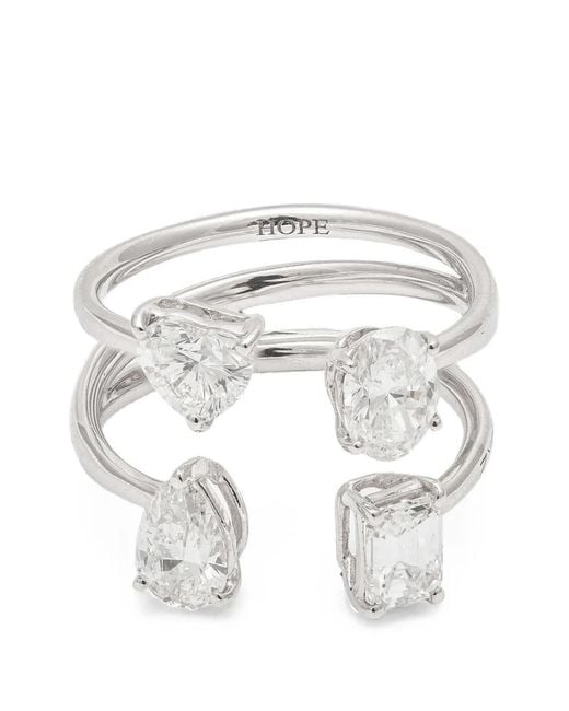 Zydo White Hope Diamond Open Ring