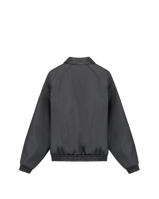 Arte' Gray Reversible Check-Pattern Jacket for men