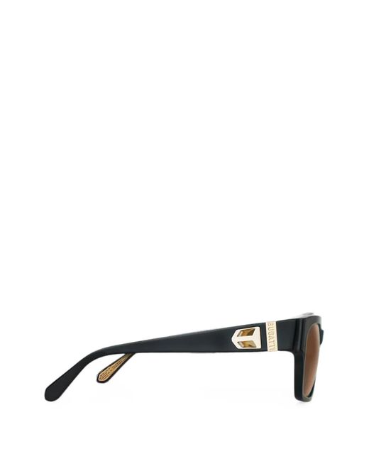 Bugatti Black Square-Frame Sunglasses for men