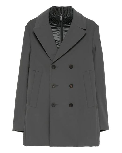 Abrigo Con Doble Botonadura Rrd de hombre de color Black