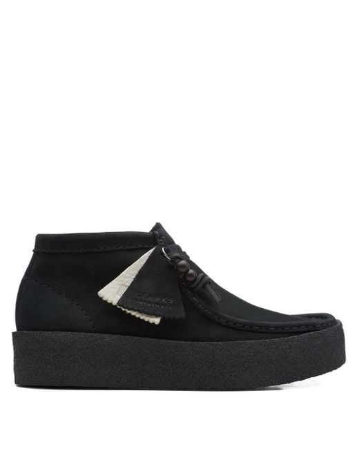 Clarks Wallabee Cup Boots Black