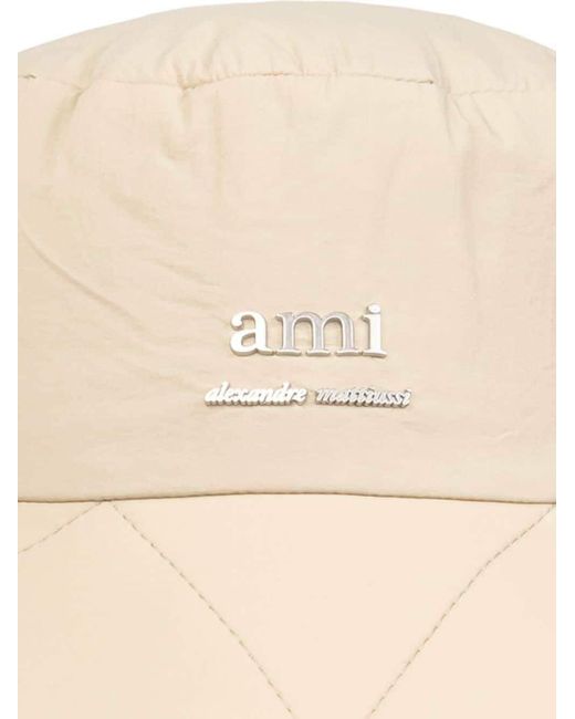 AMI White Logo-plaque Bucket Hat