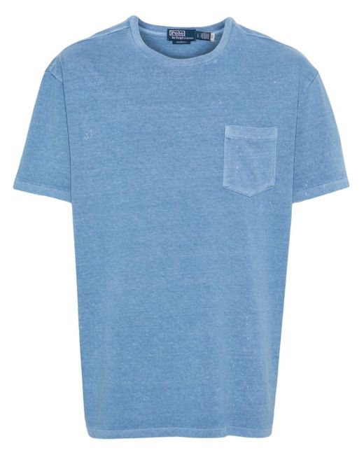 Polo Ralph Lauren Blue Polo Pony-motif T-shirt for men