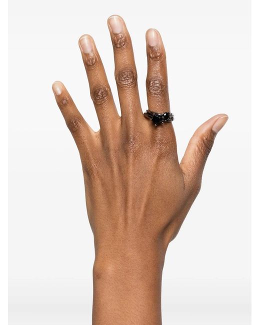 Panconesi Black Layered Ring