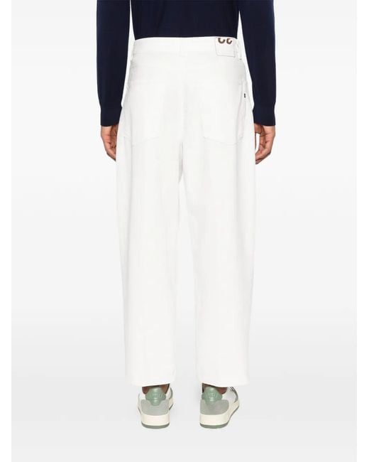 Dondup Anthony Cropped Jeans in het White voor heren