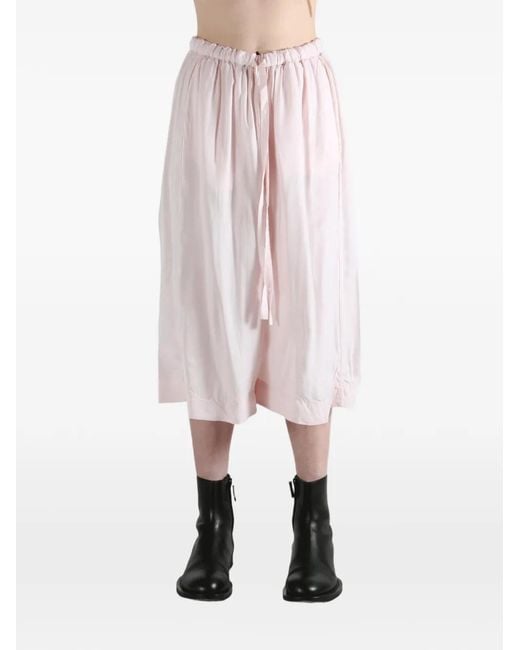Casey Casey Pink Drawstring Cropped Trousers