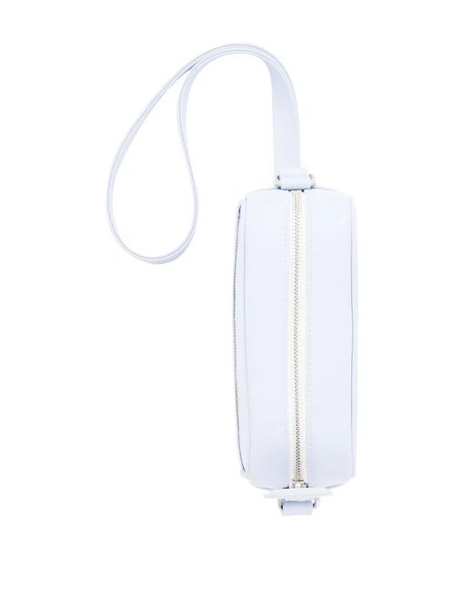Courreges White Leather Camera Bag