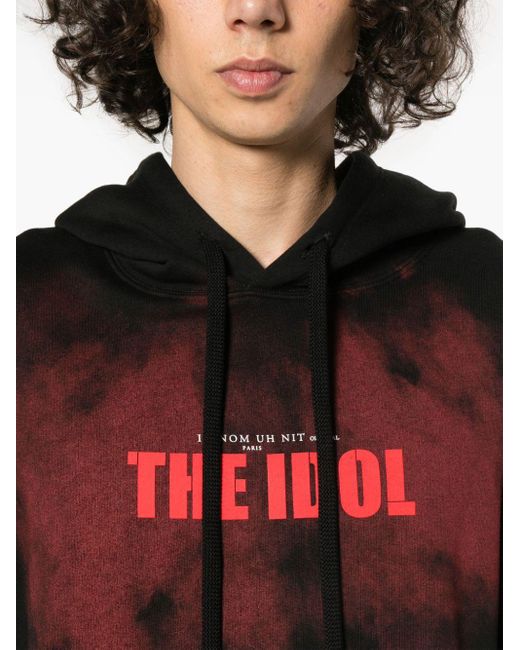 The Idol cotton hoodie di Ih Nom Uh Nit in Black da Uomo