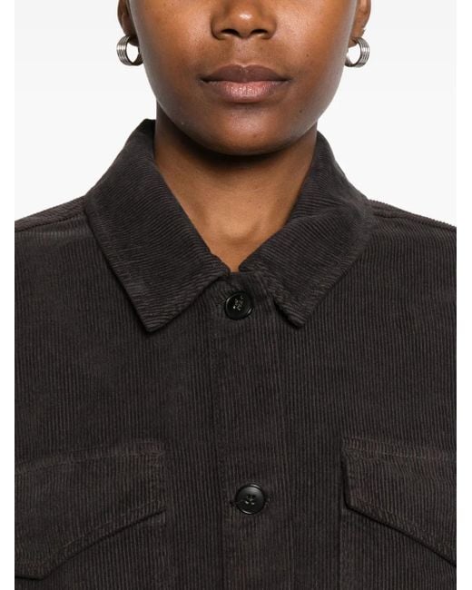 TRUE AVENUE Black Corduroy Jacket