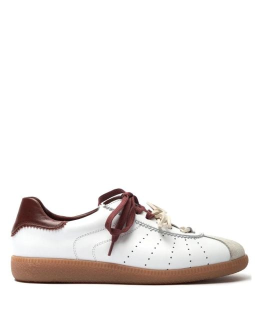 Scarosso Brown Double-Shoe Lace Trainers