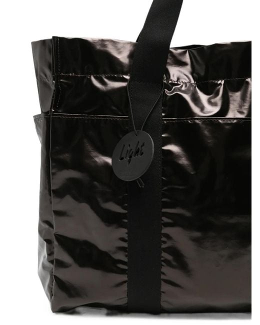 Jack Gomme Black Caly Coated Tote Bag