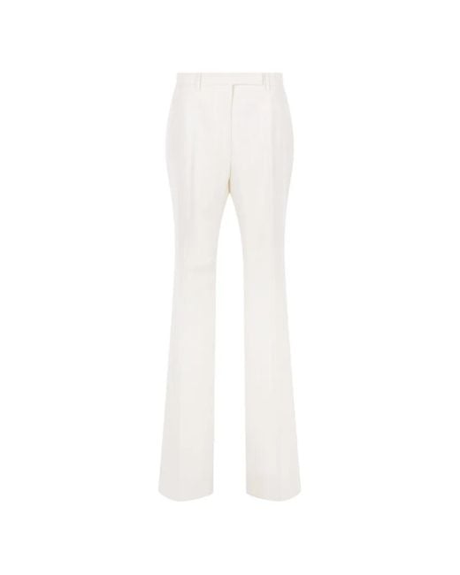 Tom Ford White Buttoned Trousers