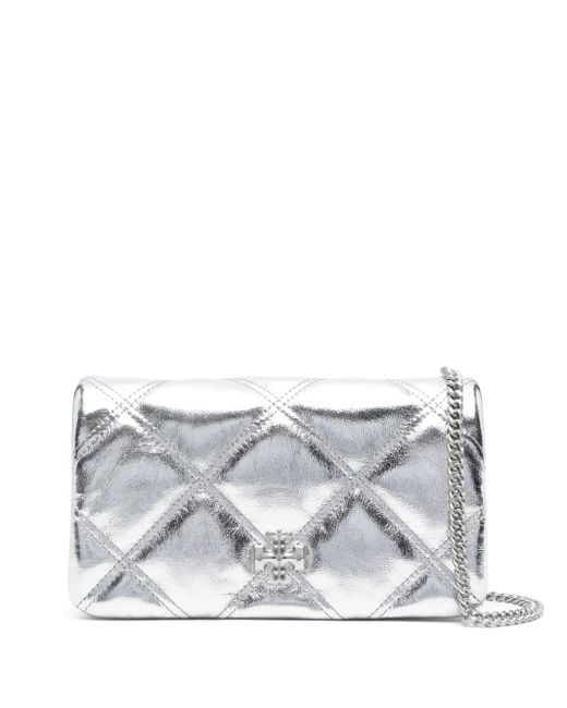 Tory Burch Kira チェーンウォレット Gray