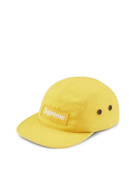 supreme Sロゴ　キャップ　イエロー Supreme メンズ イエロー ロゴ キャップ