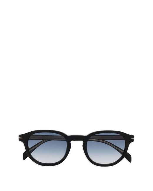David Beckham Black Db 1007/S Round-Frame Sunglasses for men